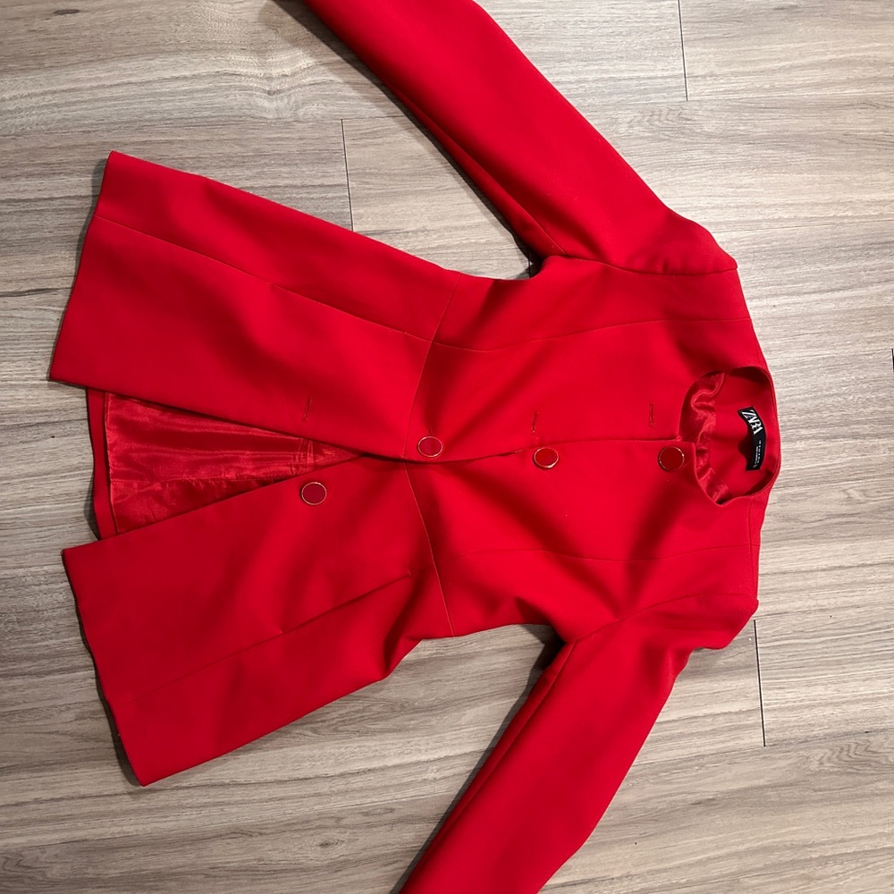 Elegant Red Women's Jacket